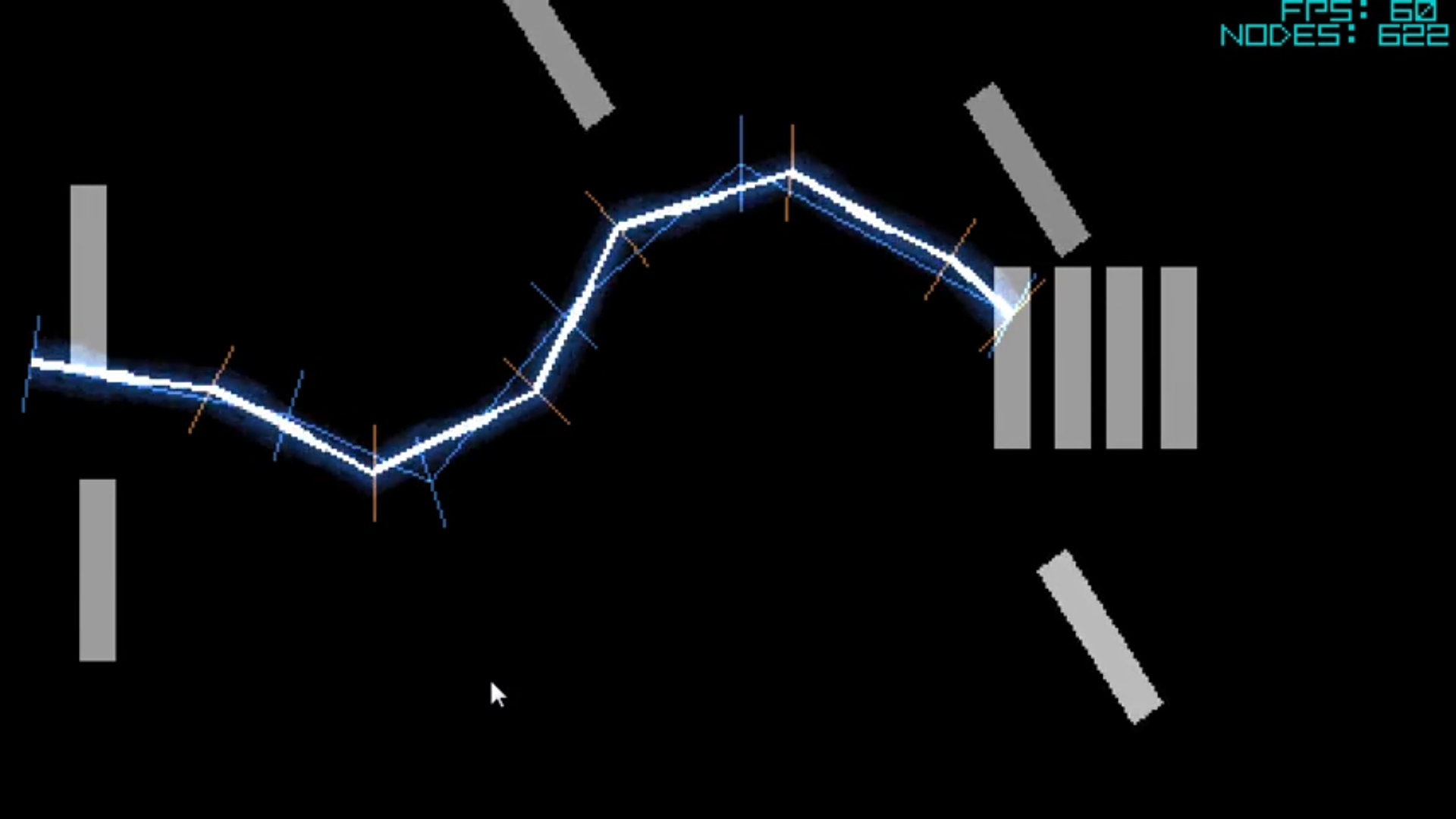bezier plasma beams